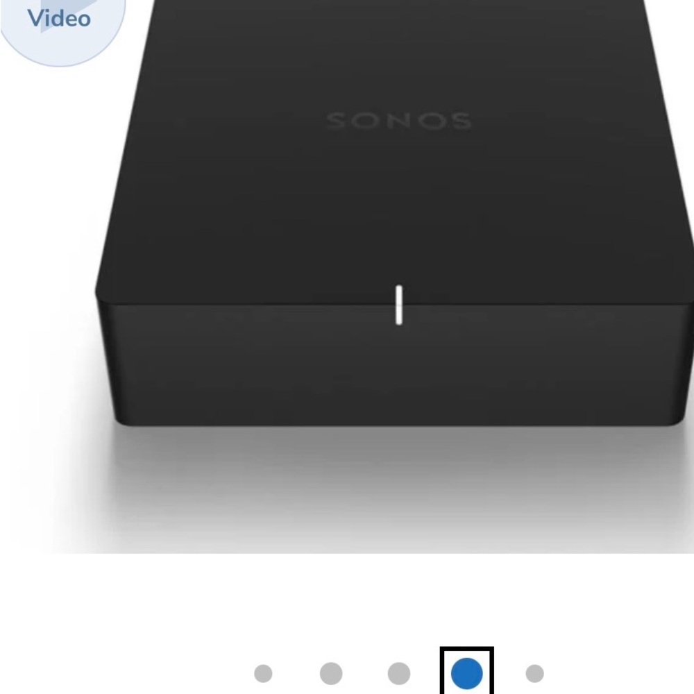 Sonos Black Port new in box unopened